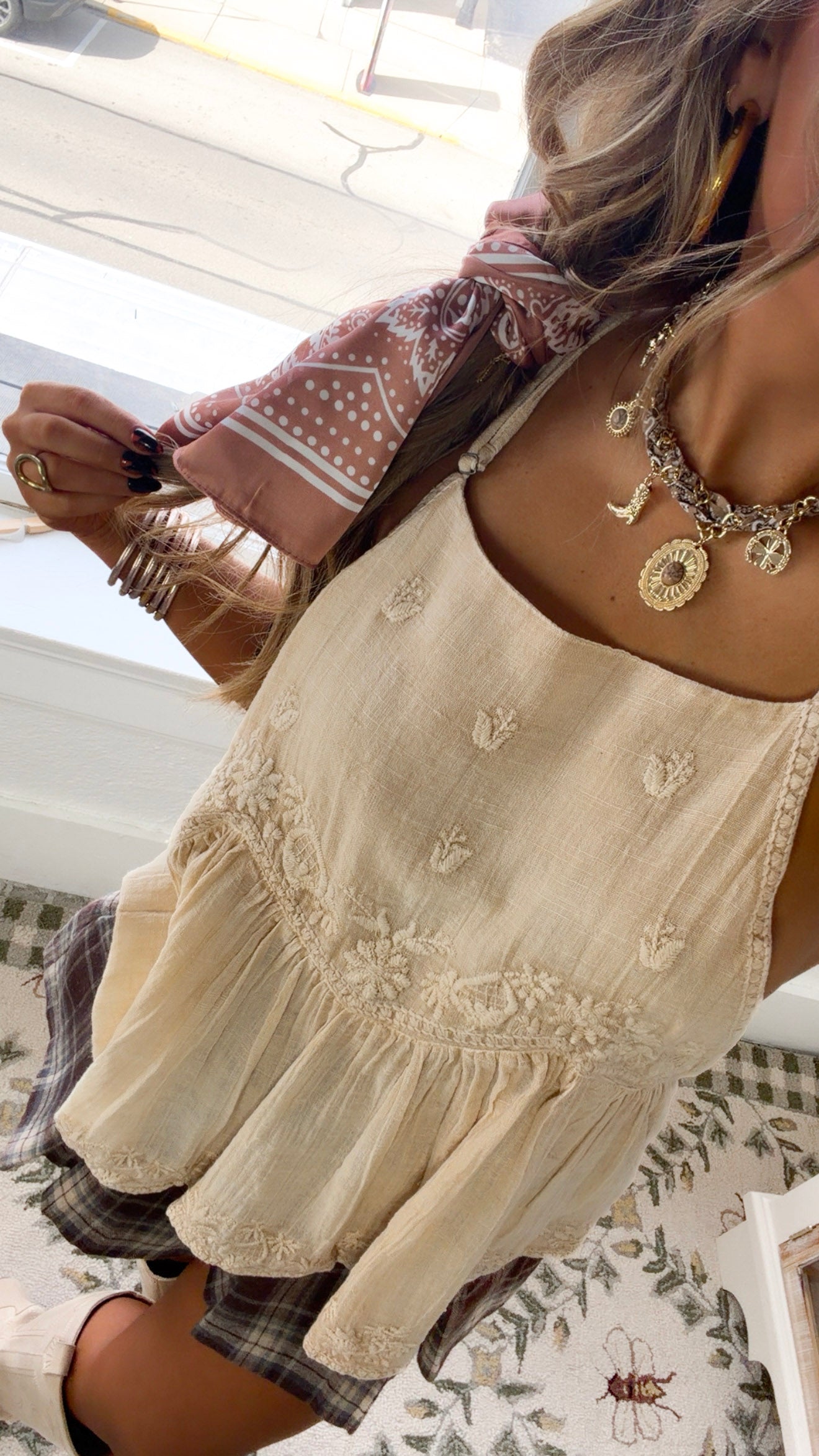 Juliette Tank Top, Almond
