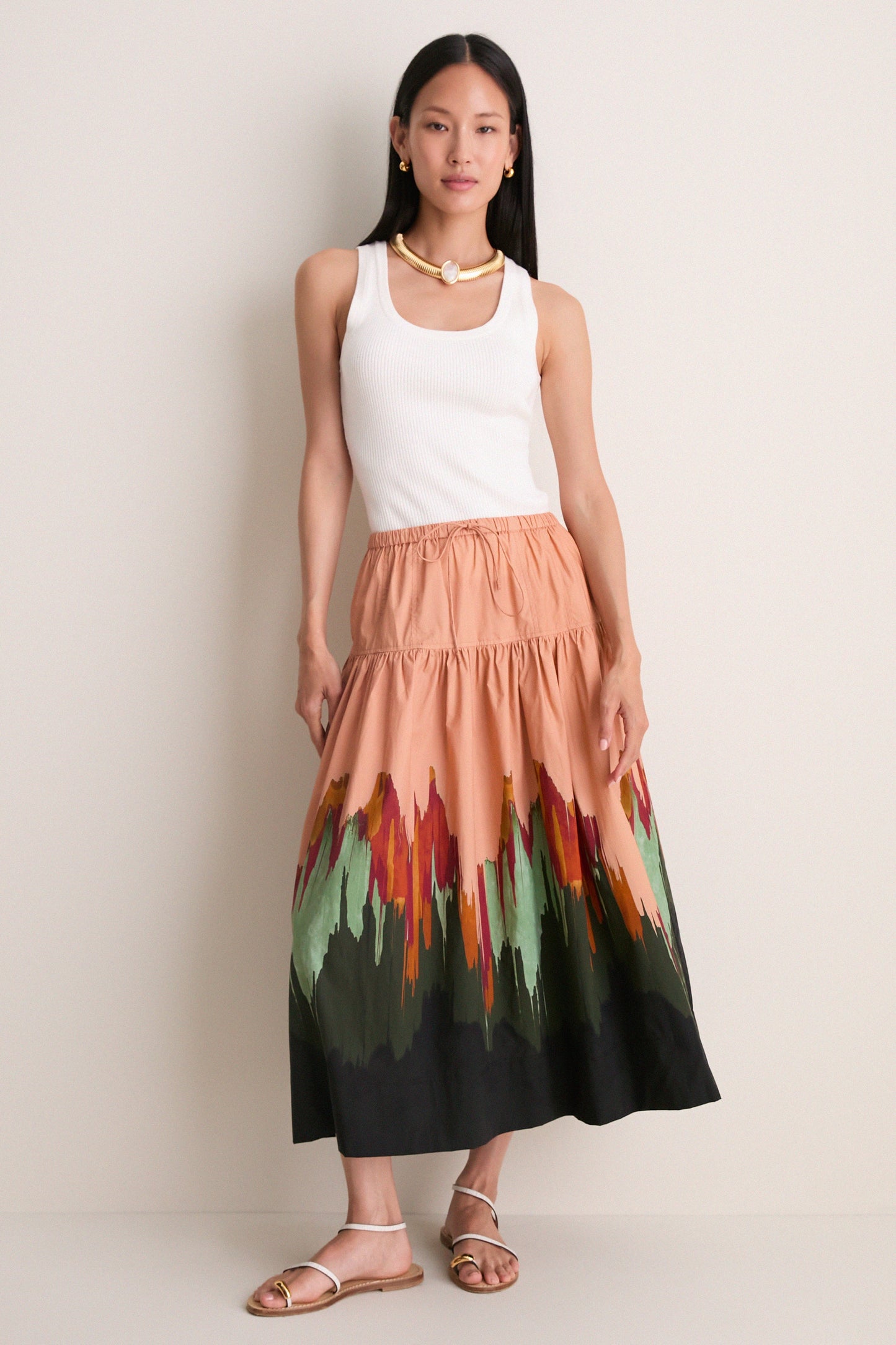 Agate Theodora Cotton Skirt