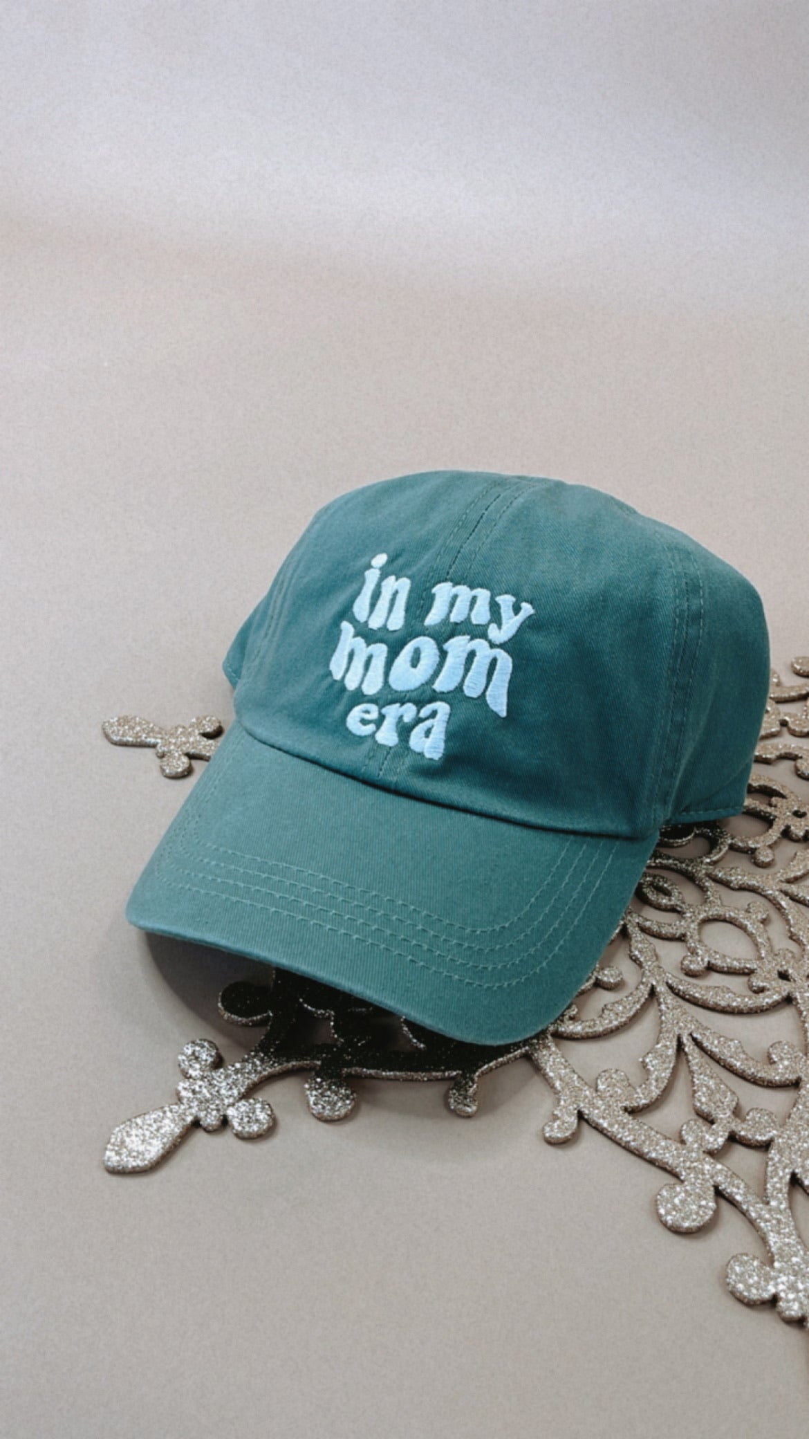 In My Mom Era Baseball Cap, Green
