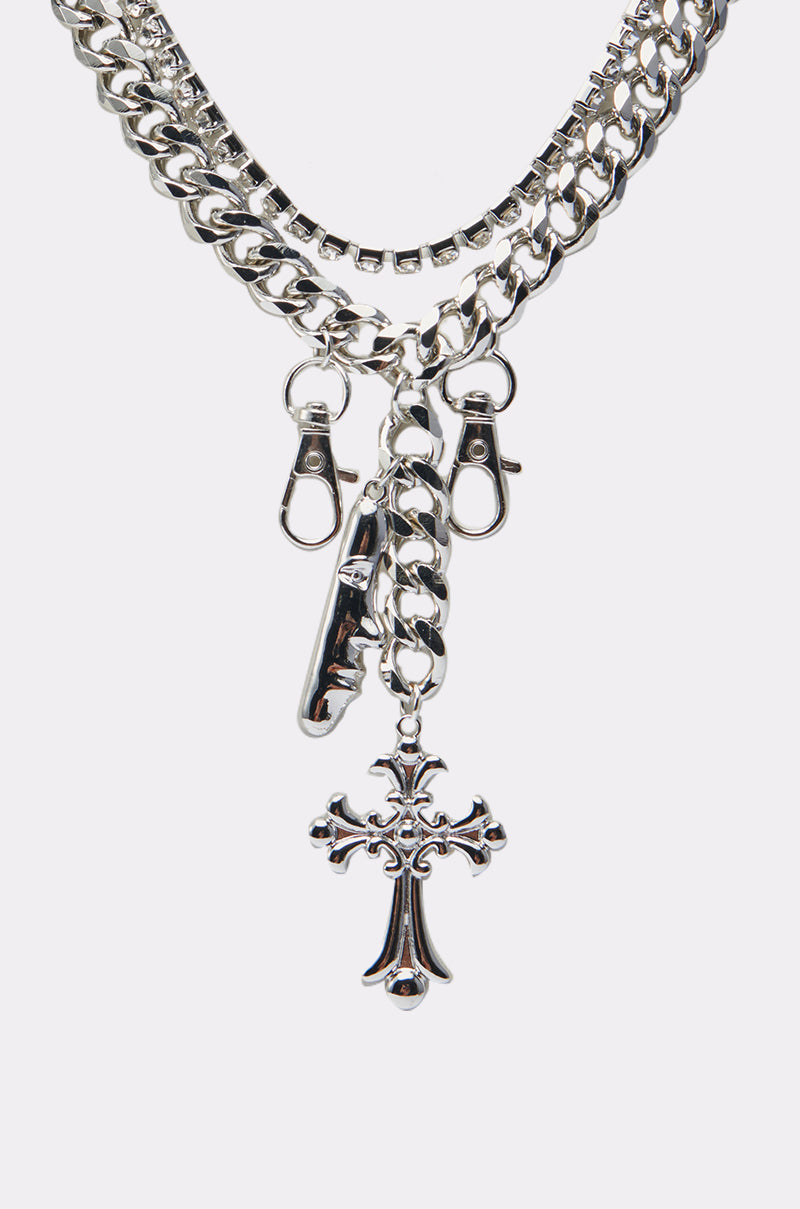 ALL I SEE IS CHROME NECKLACE