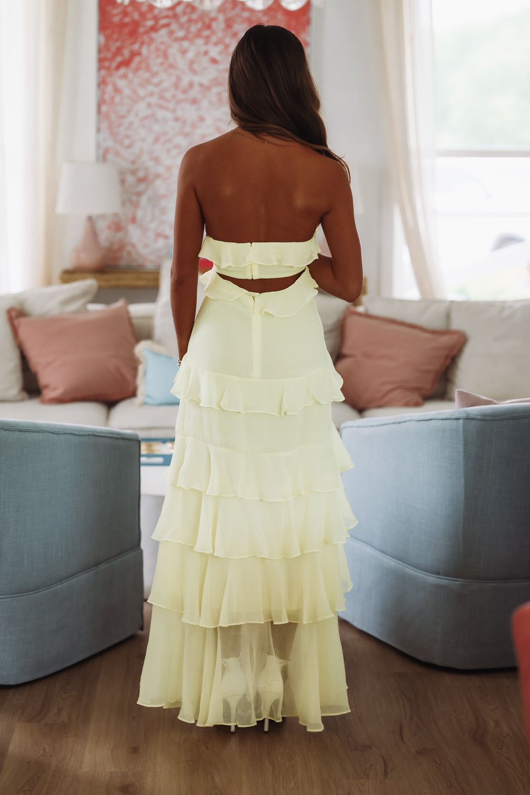 First Class Maxi Dress - Yellow