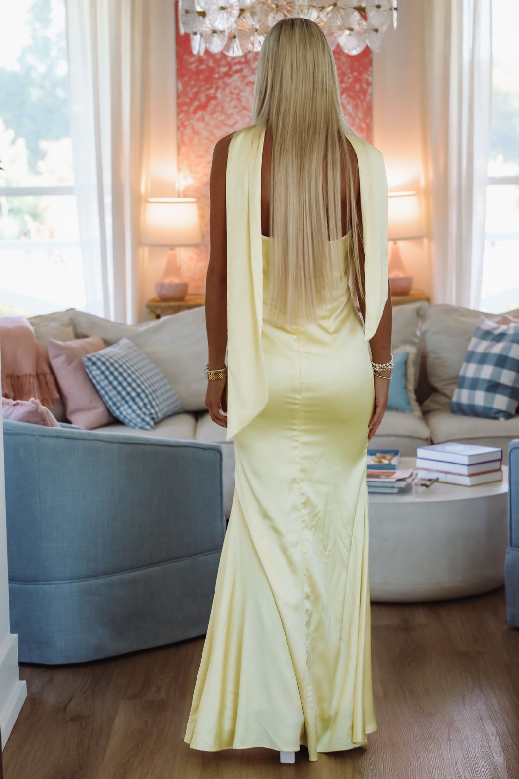 East End Elegance Maxi Dress - Yellow