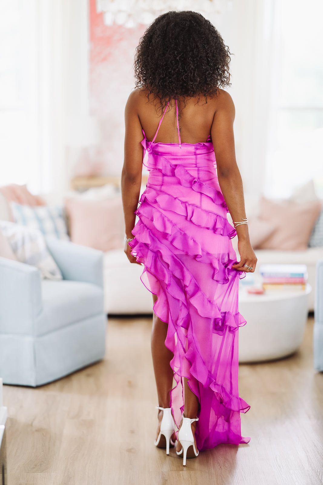 Dancing in the Dark Maxi Dress - Purple