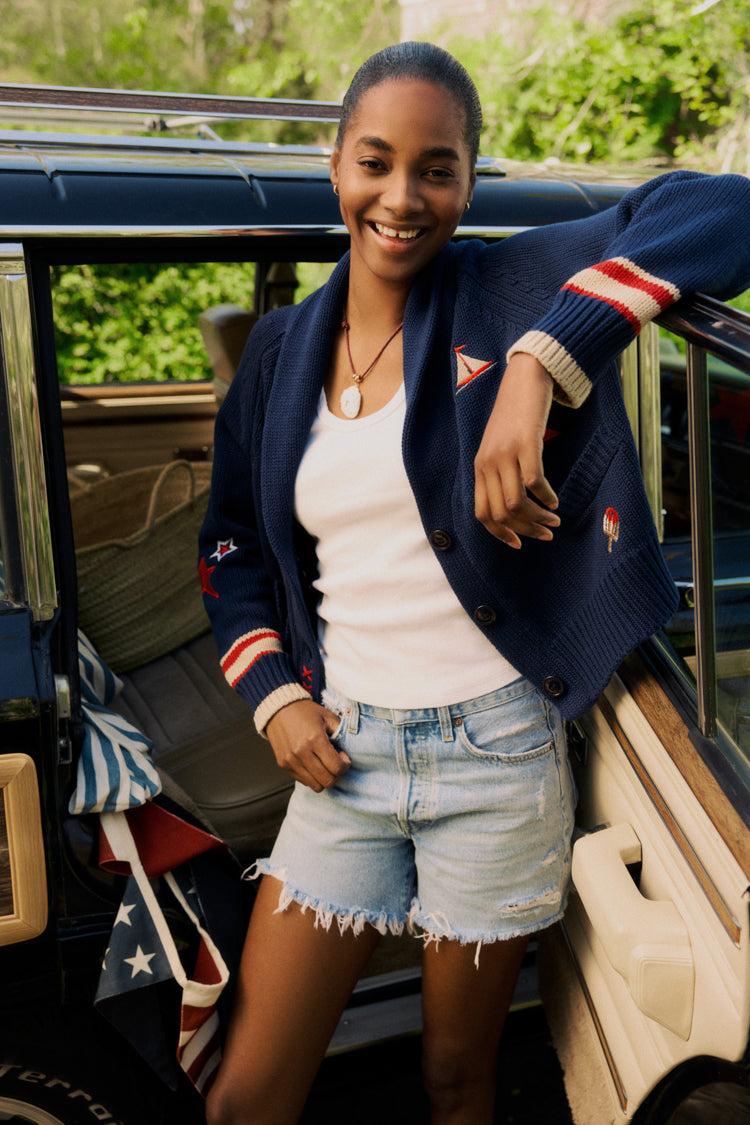 Americana Fireworks Liberty Cardigan