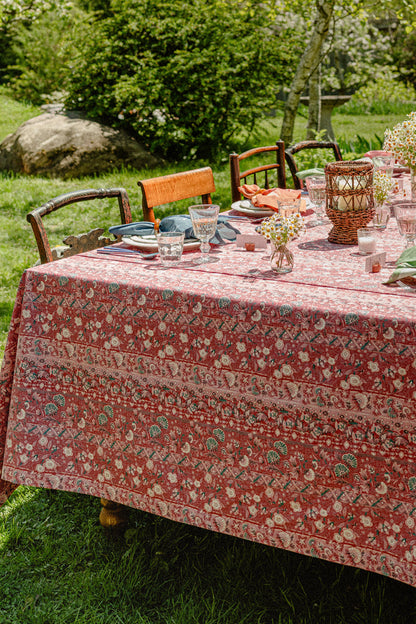 Americana Batik Stripe Tablecloth