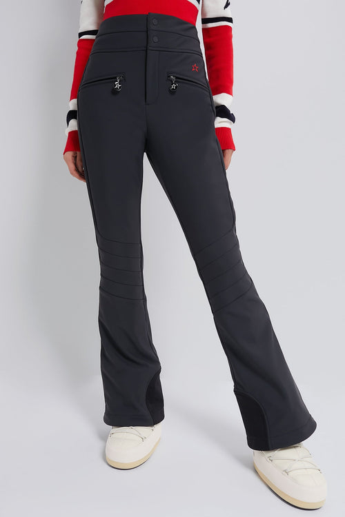 Black Aurora High Waist Flare Ski Pant