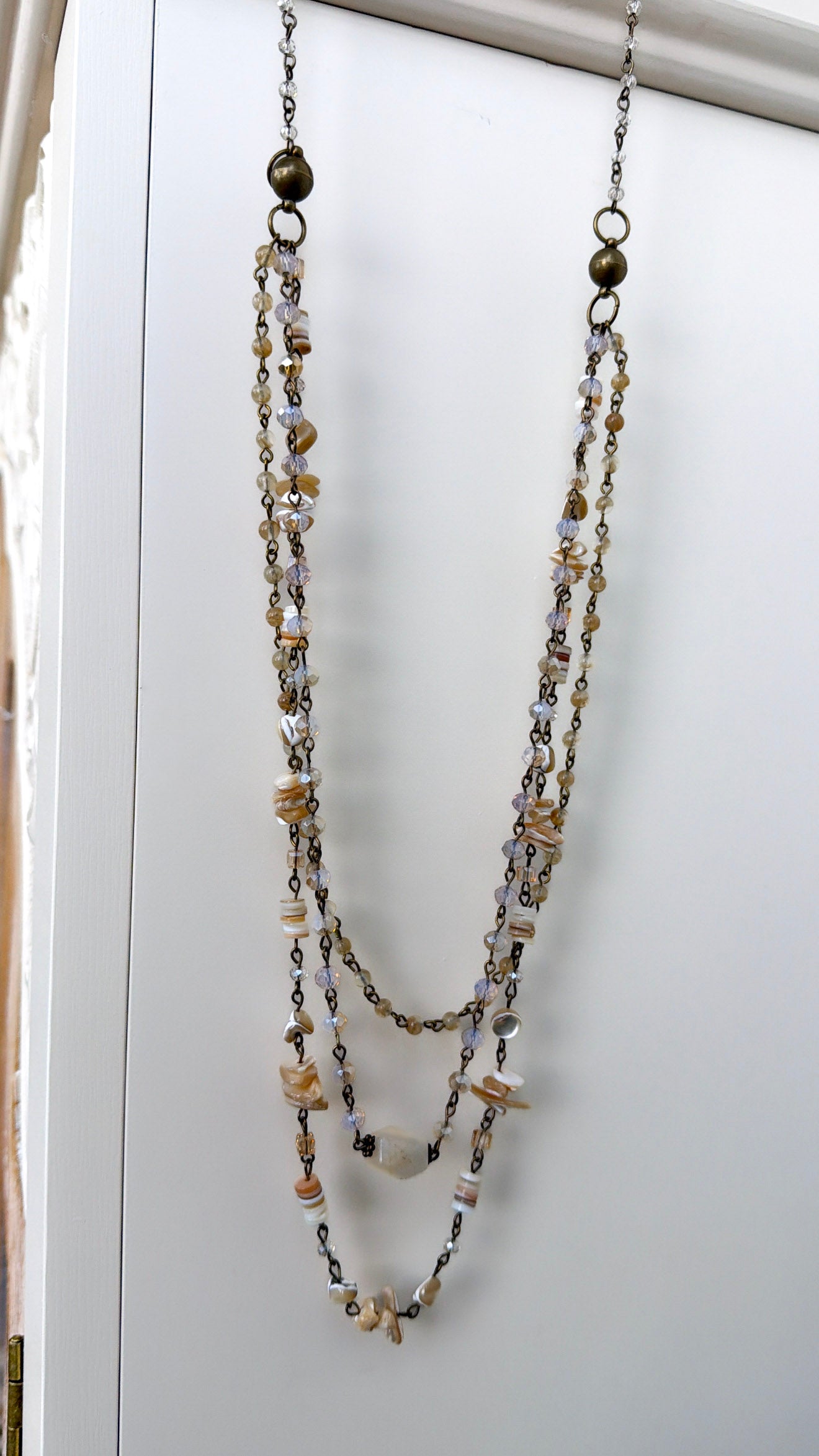 Medina Necklace, Beige