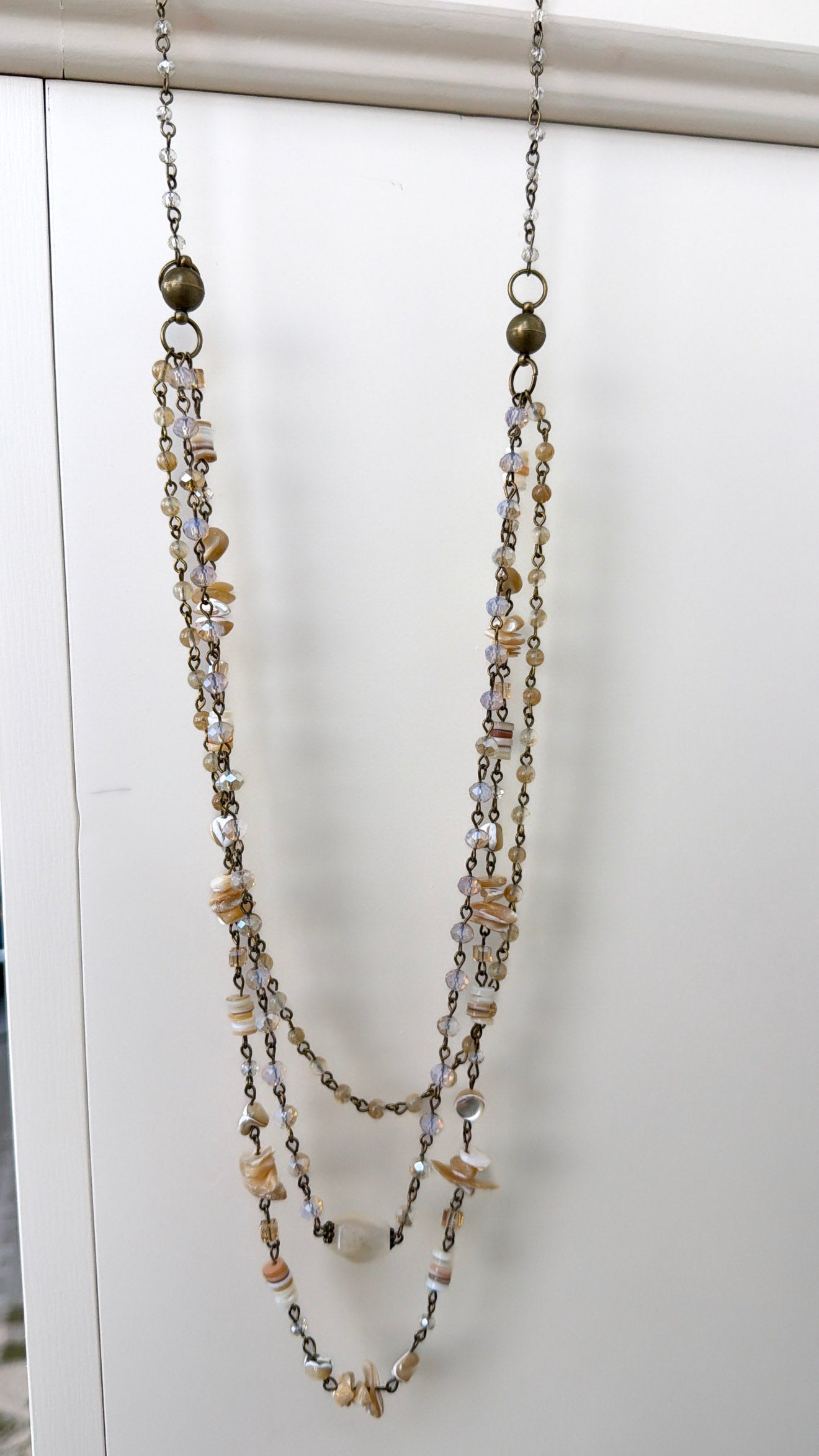 Medina Necklace, Beige