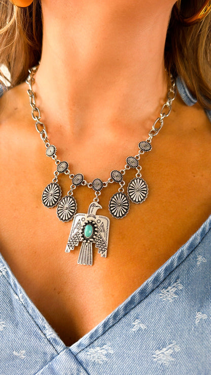 Handmade Thunderbird Necklace