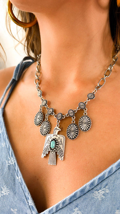 Handmade Thunderbird Necklace