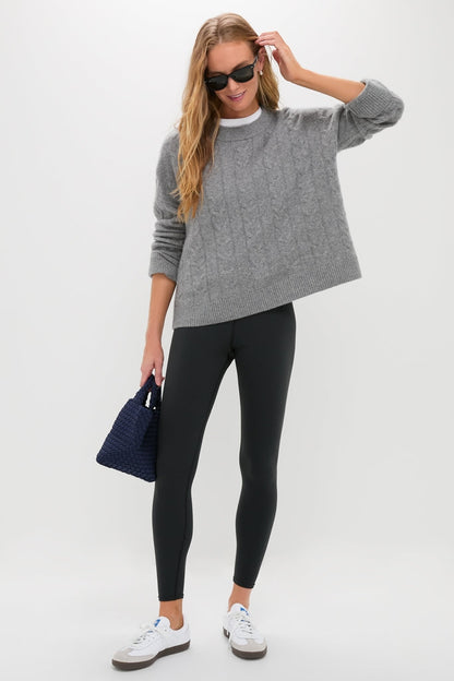Black High Rise Compression Spandex MacKenzie Legging