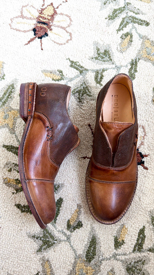 BedStu Rose, Tan Rustic Mason