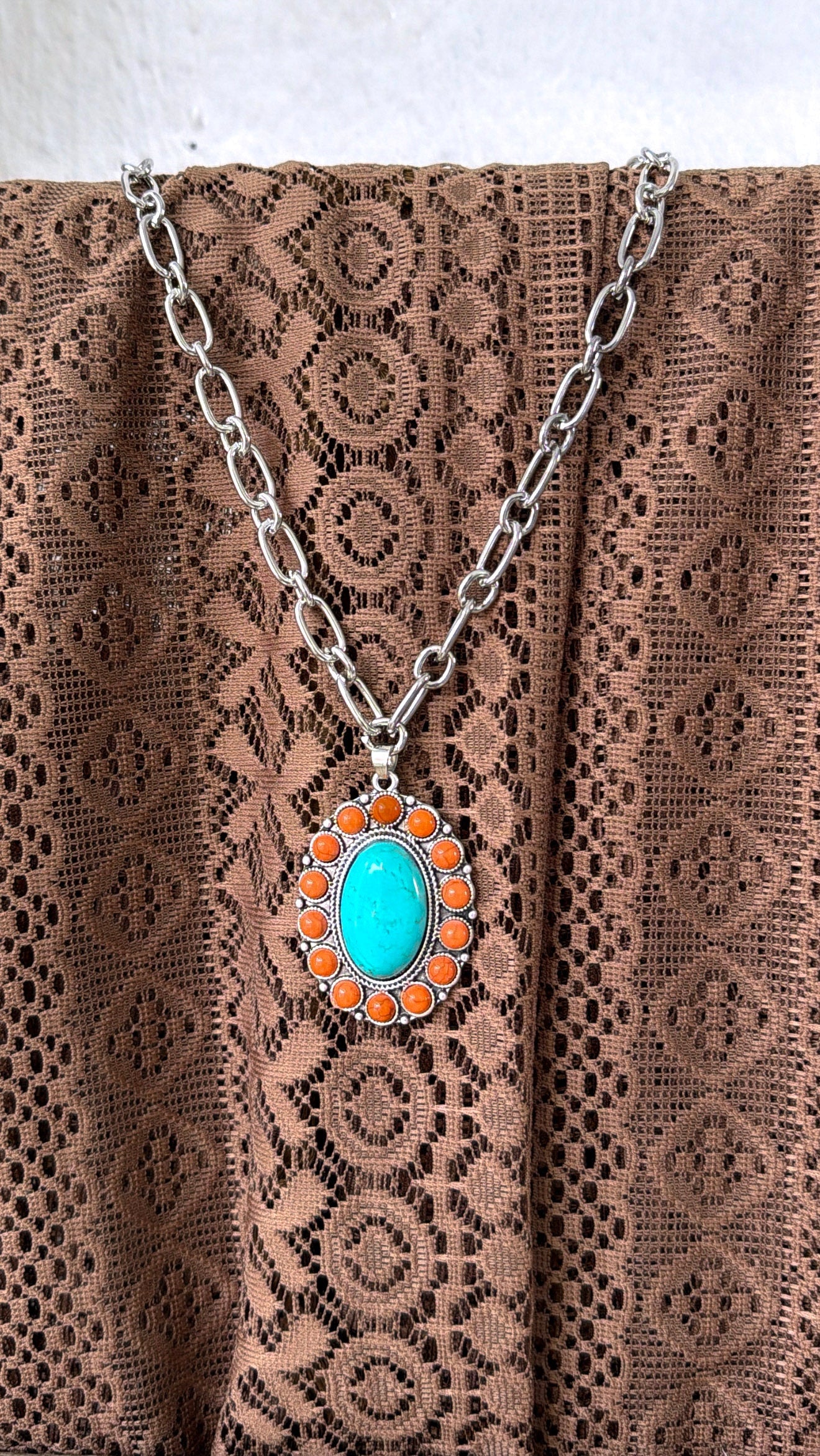 15" Turquoise Necklace