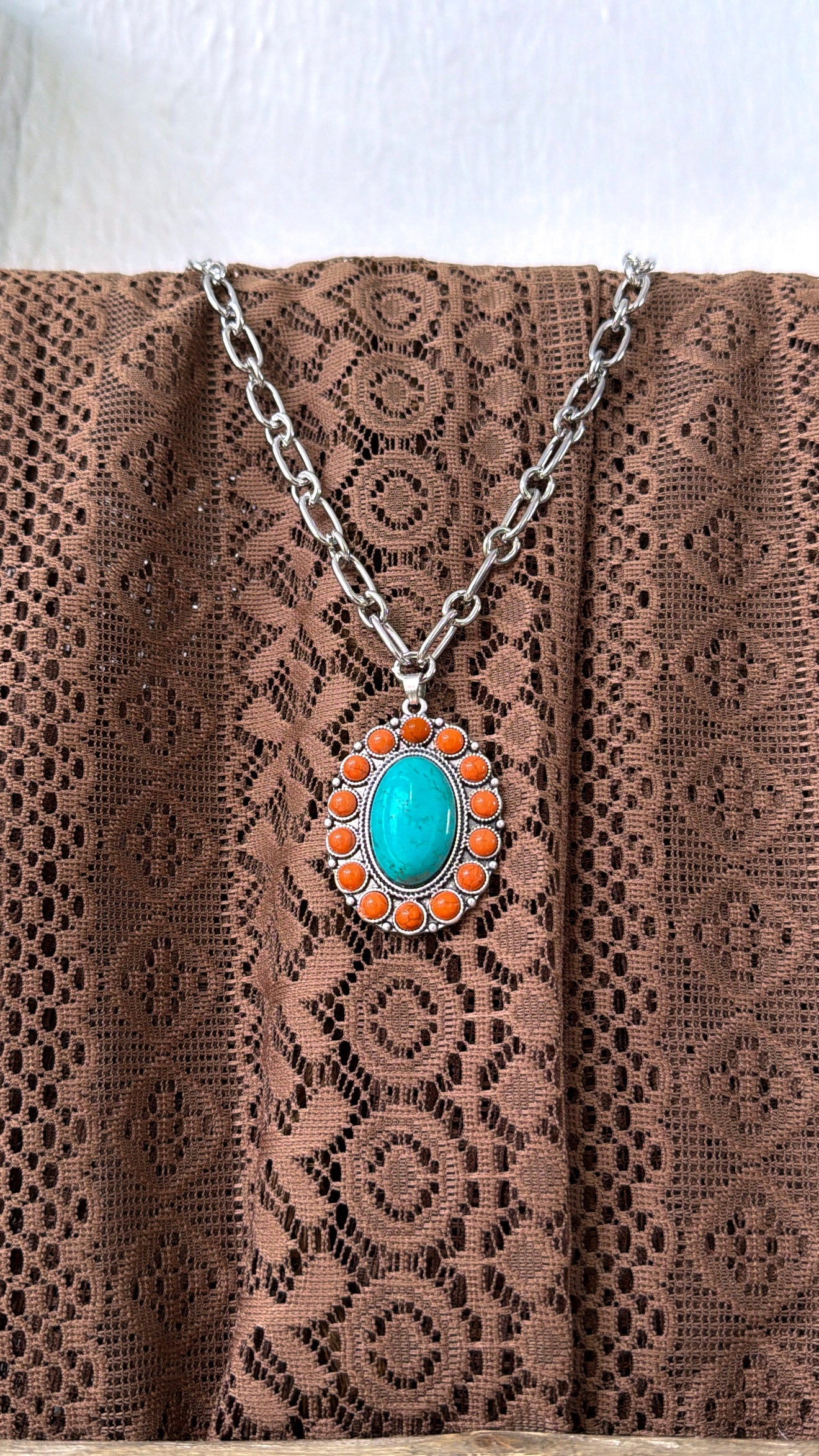 15" Turquoise Necklace