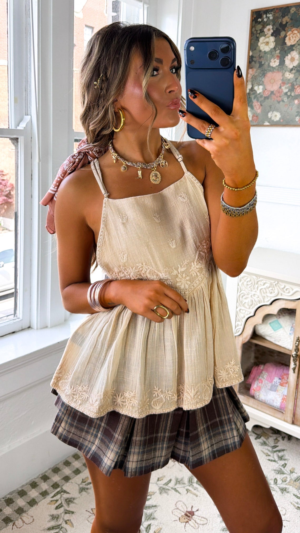 Juliette Tank Top, Almond