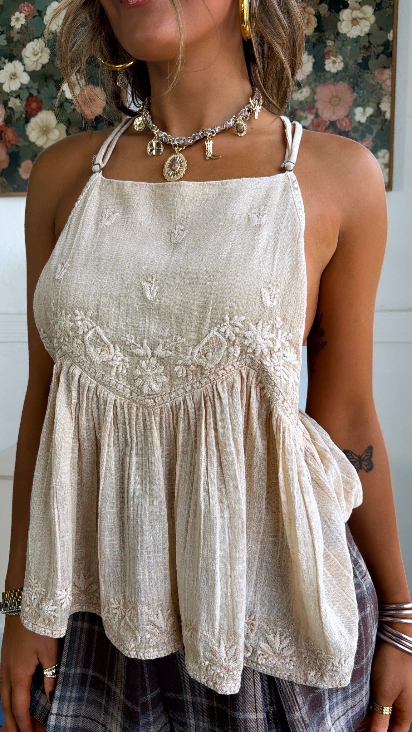 Juliette Tank Top, Almond