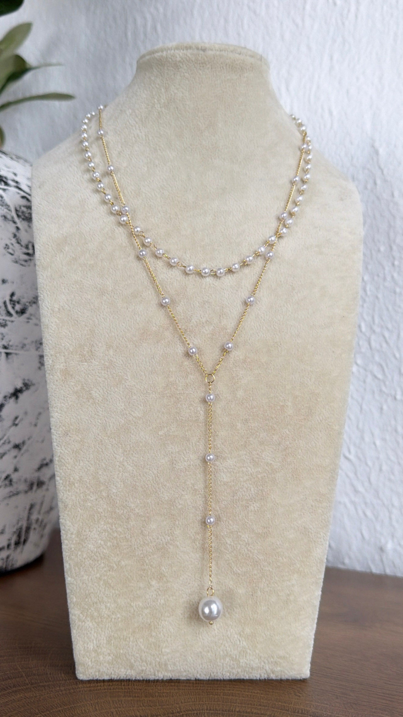 Little Luxuries Gold Pearl Necklace