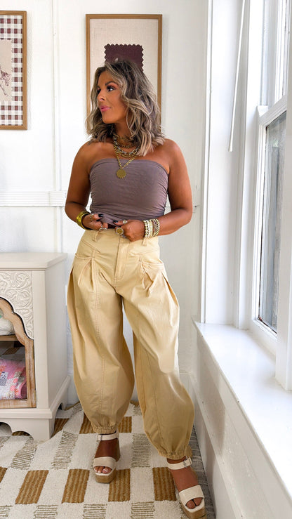 Bare Earth Wide Pant, Buttermilk
