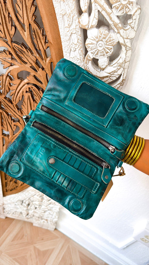 Bedstu Cadence Crossbody, Artic Teal Driftwood