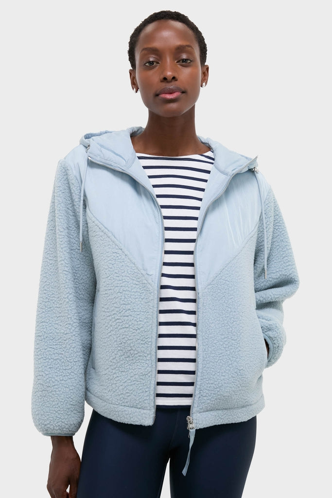 Ashley Blue Rosia Fleece Hoodie