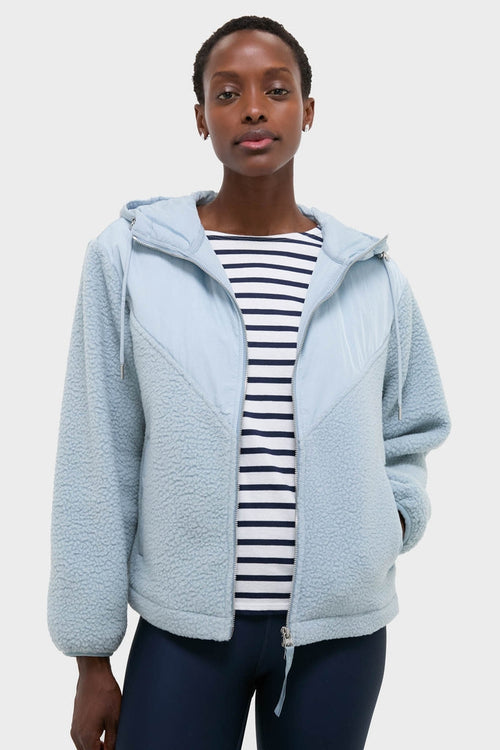 Ashley Blue Rosia Fleece Hoodie