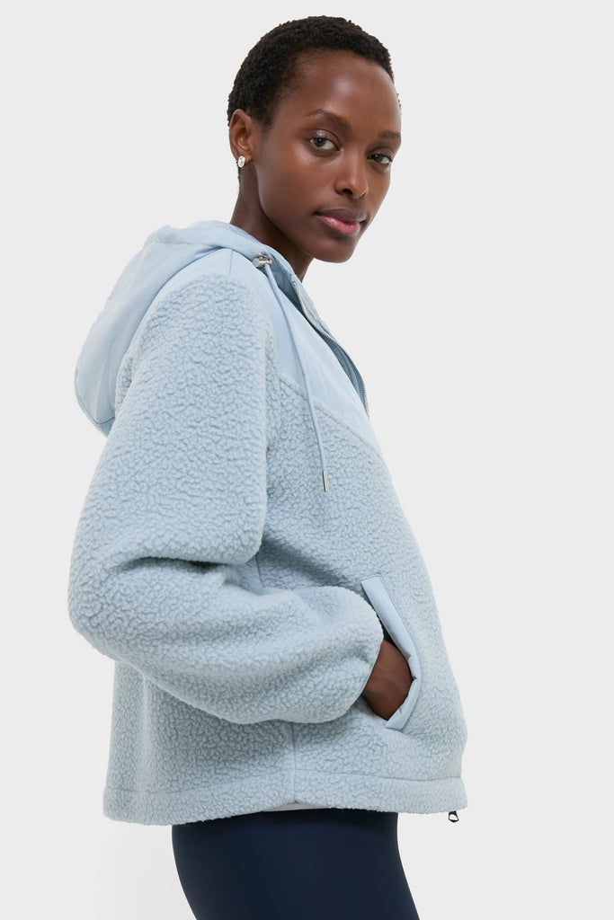 Ashley Blue Rosia Fleece Hoodie