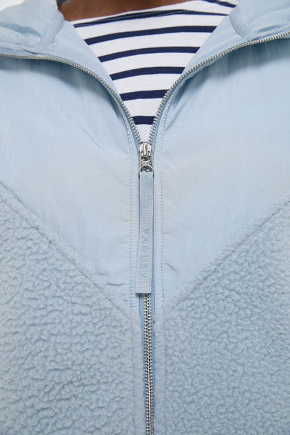 Ashley Blue Rosia Fleece Hoodie