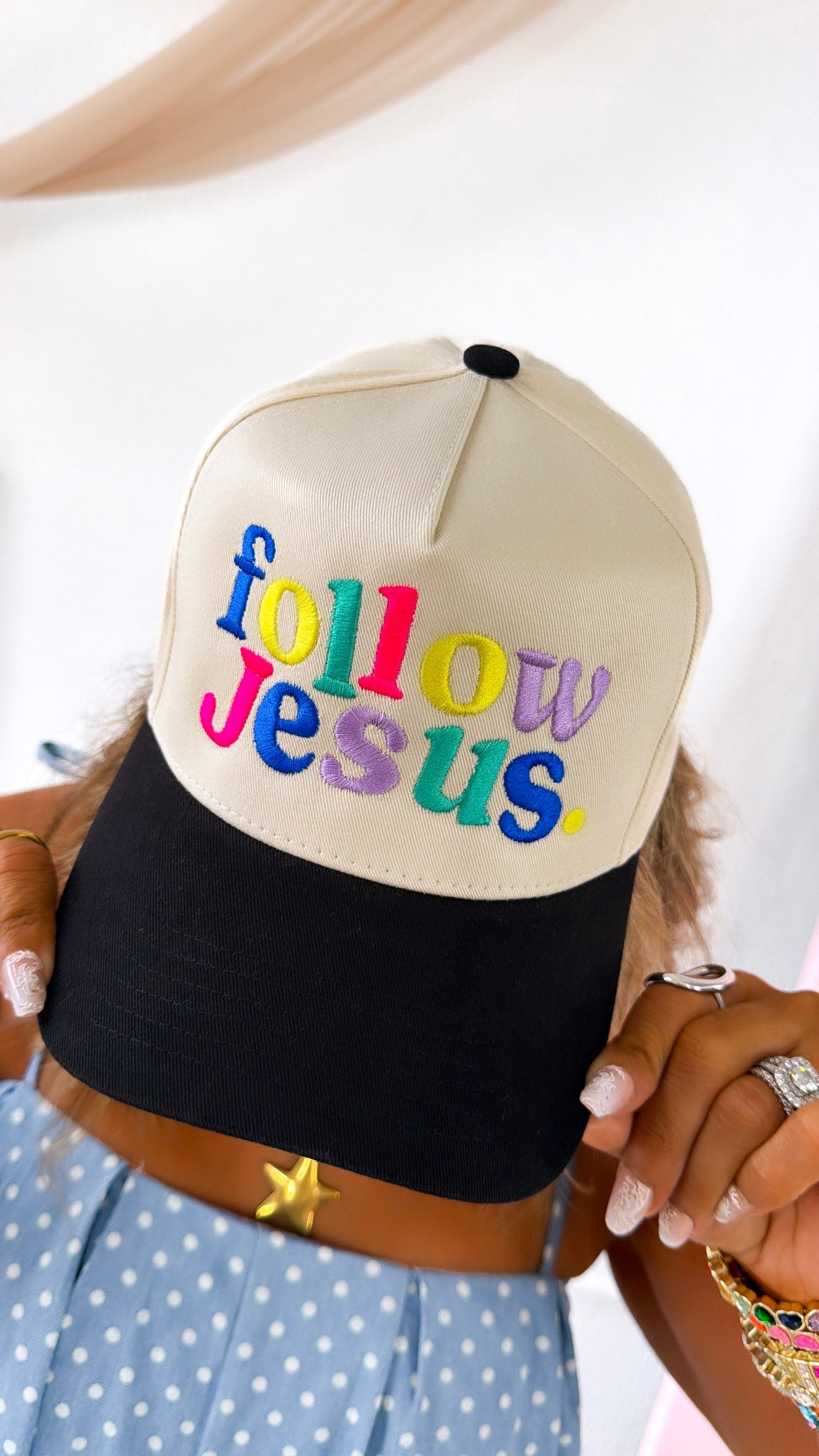 Follow Jesus Trucker Hat