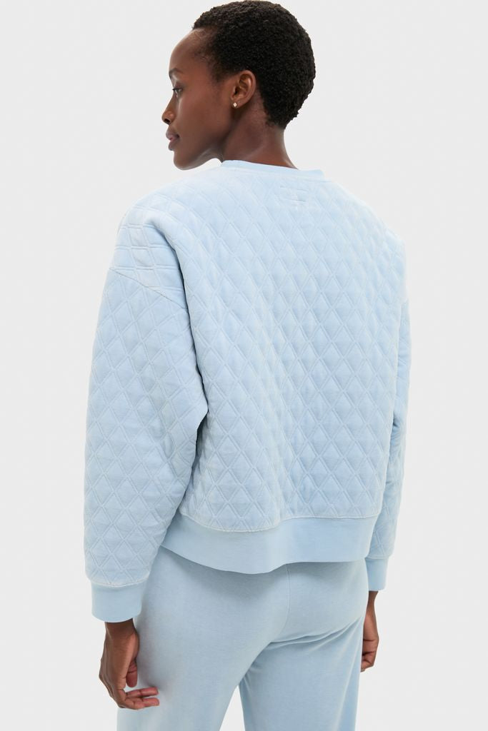Blue Fog Velour Bennett Pullover