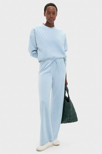 Blue Fog Velour Bennett Pullover