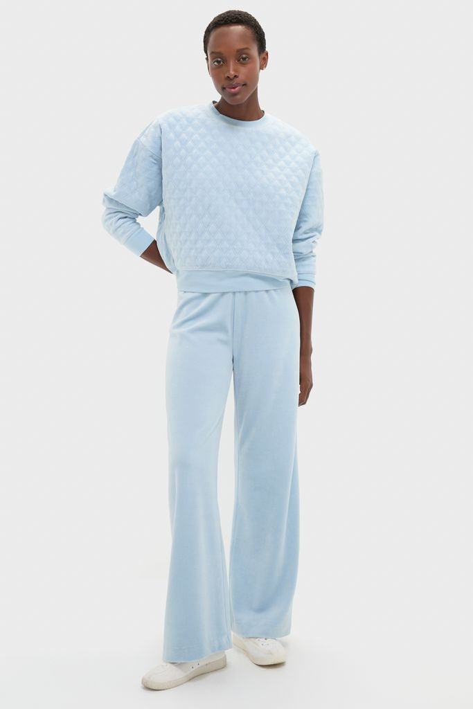 Blue Fog Velour Bennett Pullover