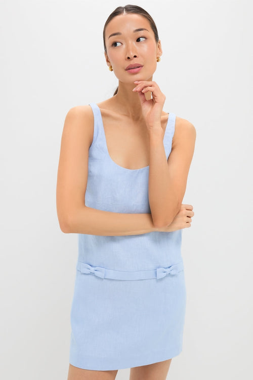 Blue Harper Mini Dress