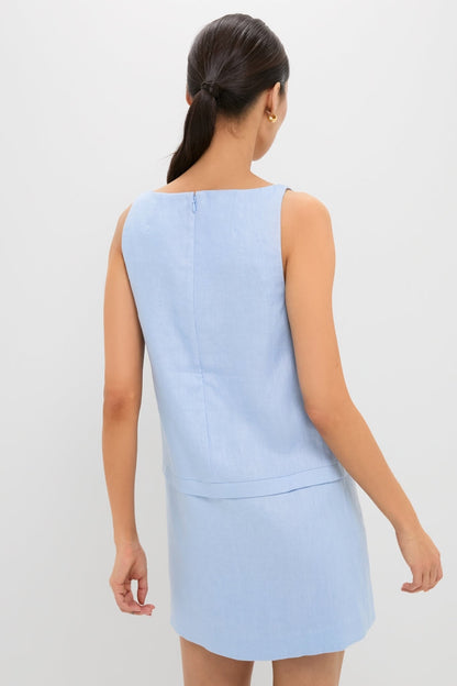 Blue Harper Mini Dress