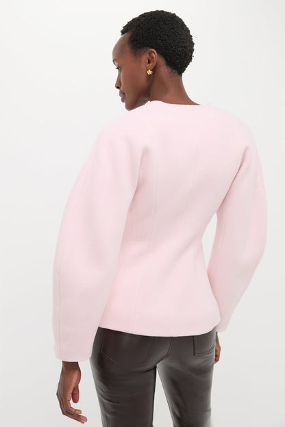 Ballerina Peacoat Wool Fitted Blazer