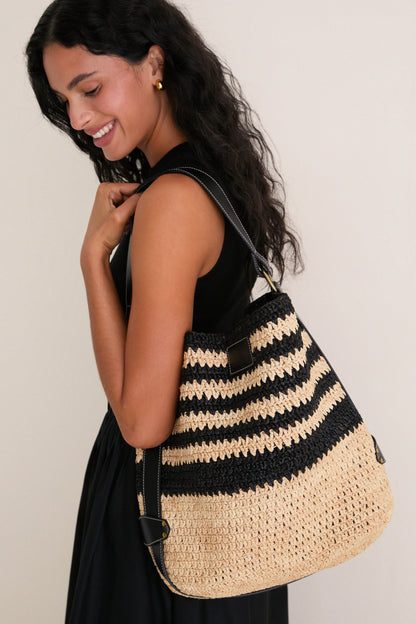 Black and Natural Bayia Bag
