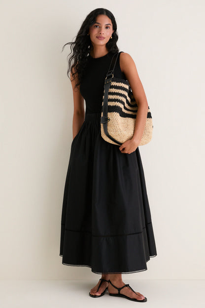 Black and Natural Bayia Bag