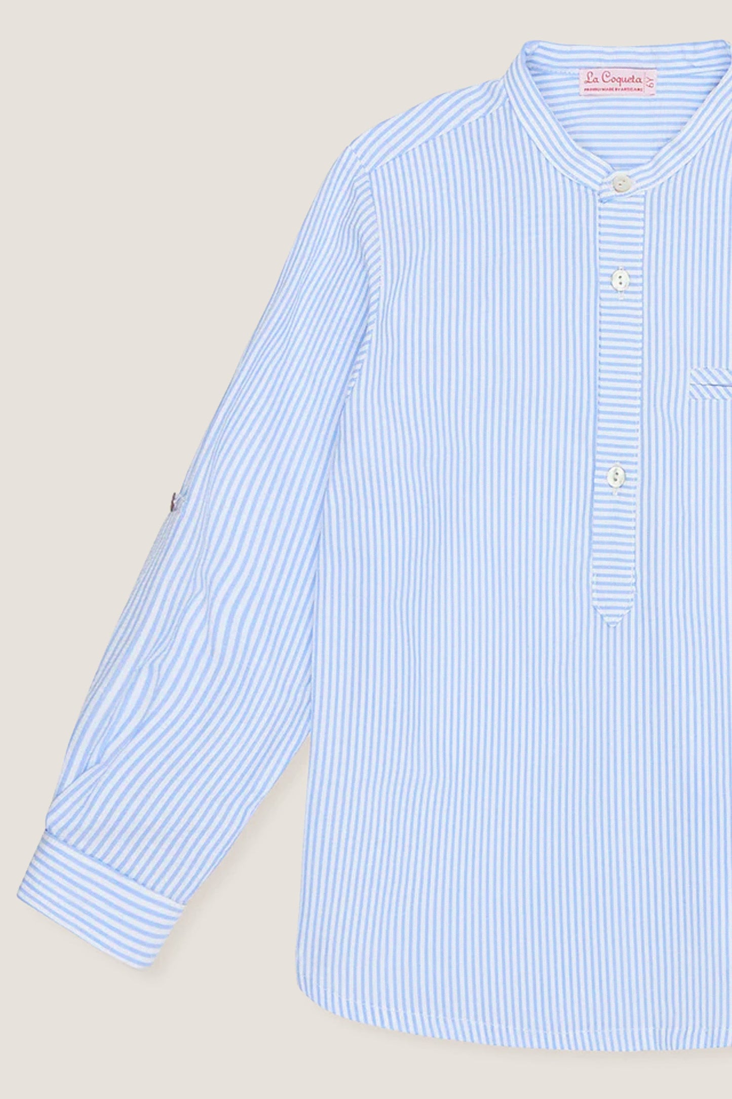 Blue Stripe Mateo Long Sleeve Shirt