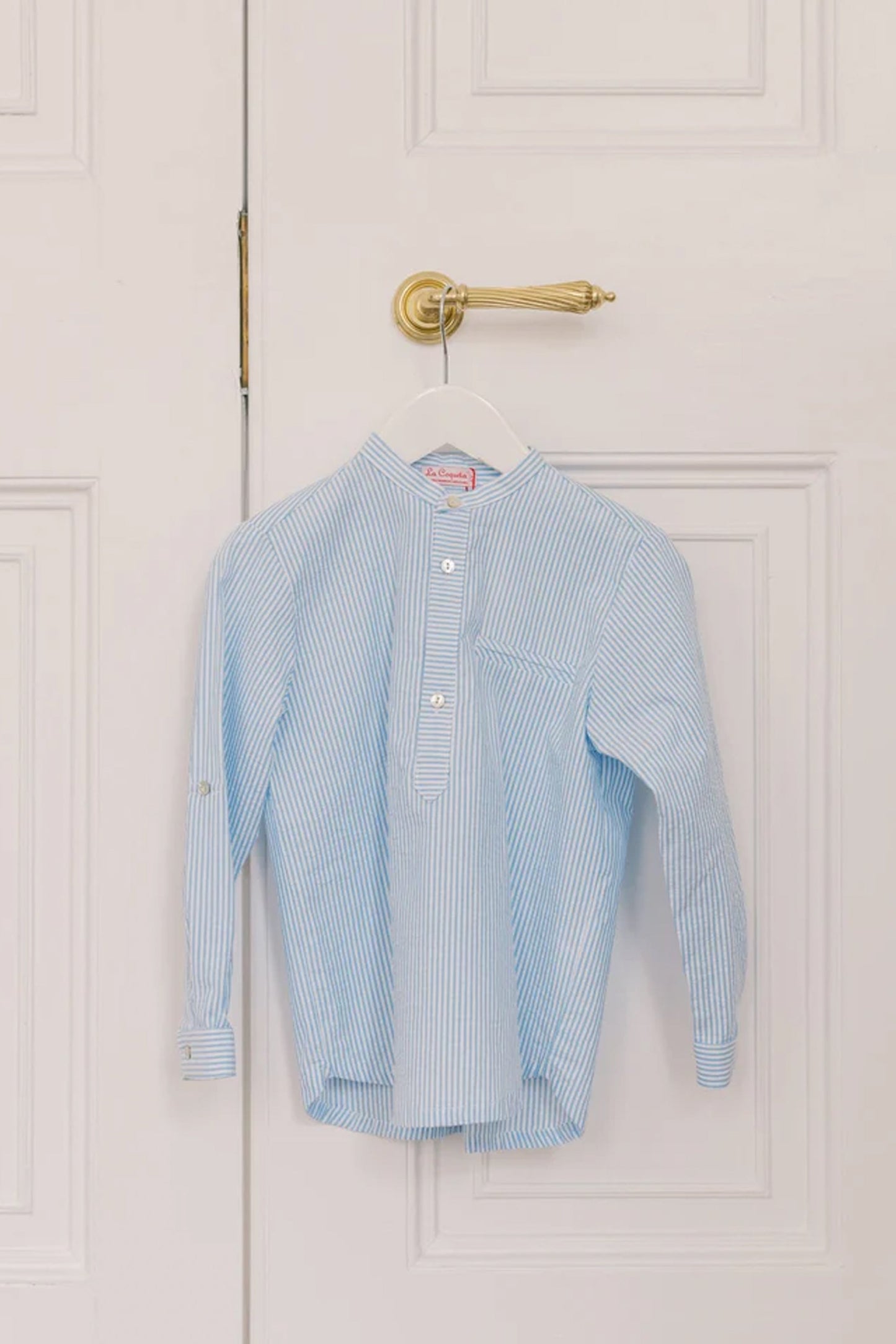 Blue Stripe Mateo Long Sleeve Shirt