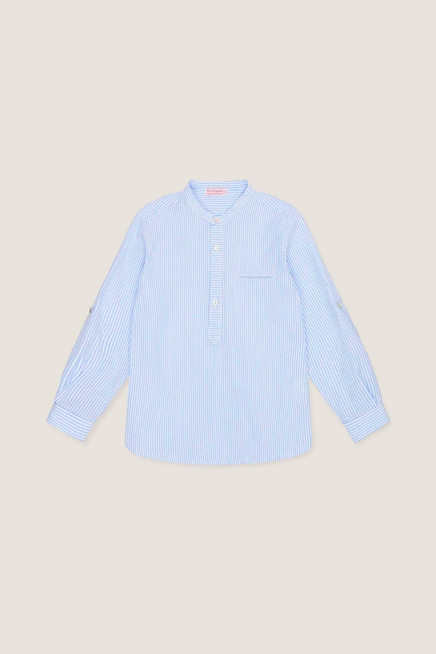 Blue Stripe Mateo Long Sleeve Shirt