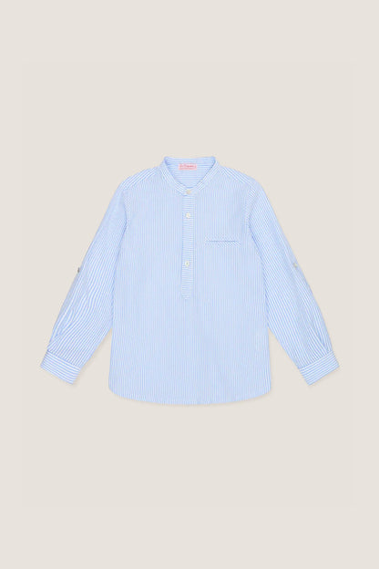 Blue Stripe Mateo Long Sleeve Shirt