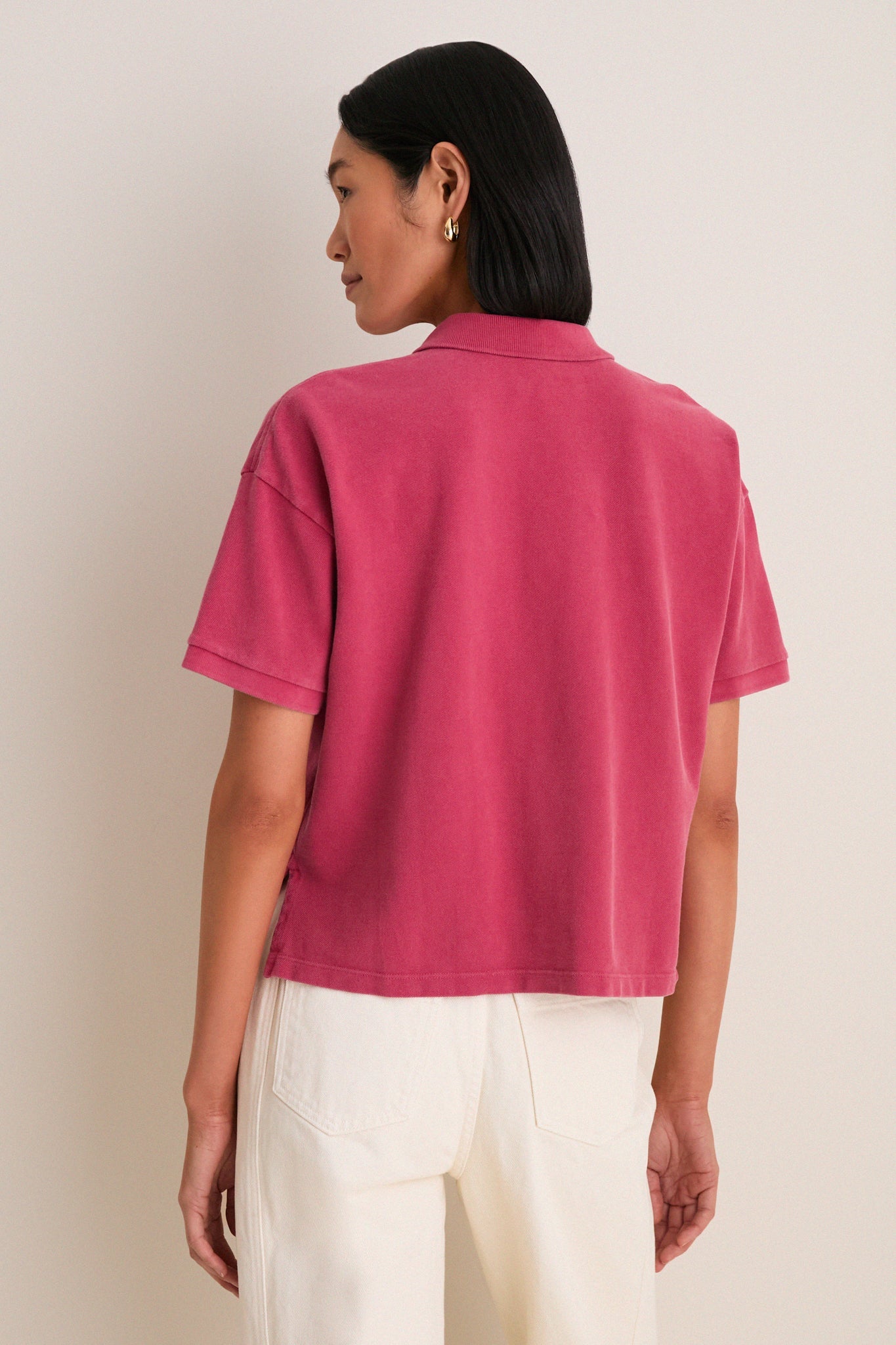 Americana Red Pique Holmes Boyfriend Polo