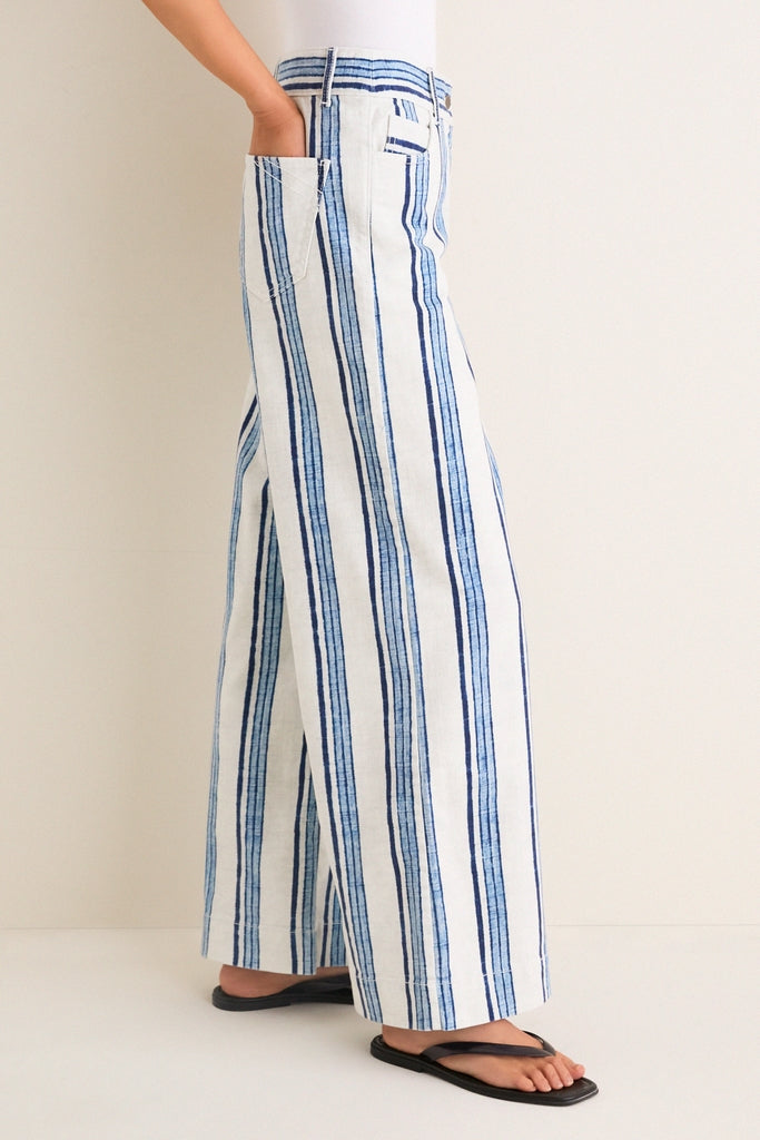 Blue Stripe Pascal Pant