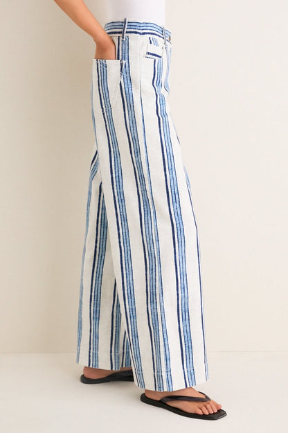 Blue Stripe Pascal Pant