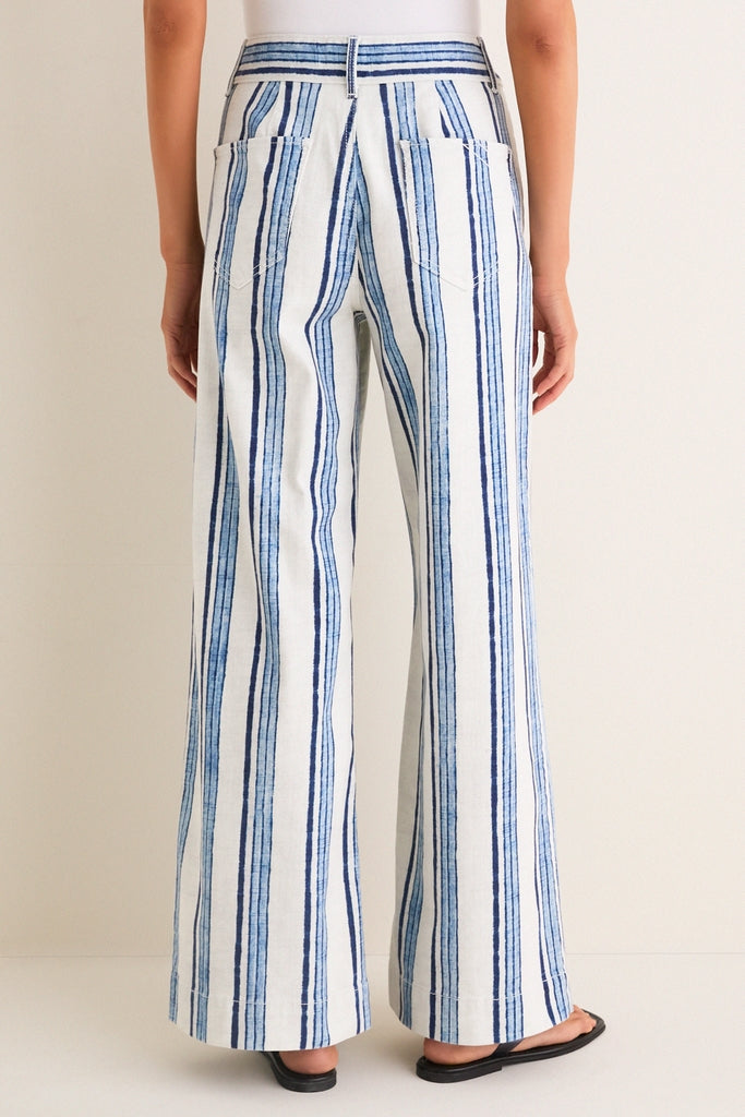 Blue Stripe Pascal Pant