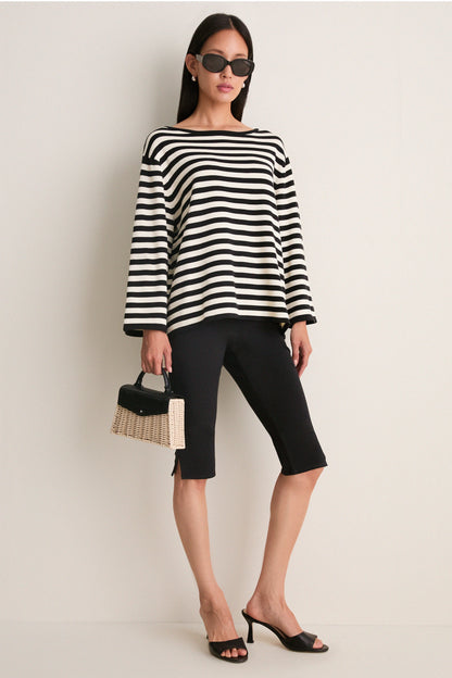 Black Angelina Capri