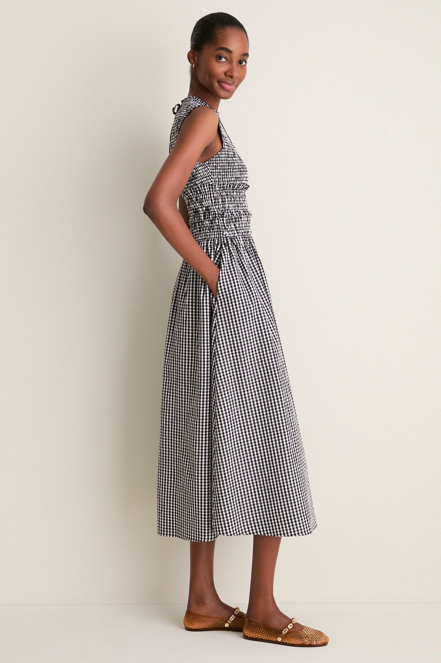 Black and White Louise Dress
