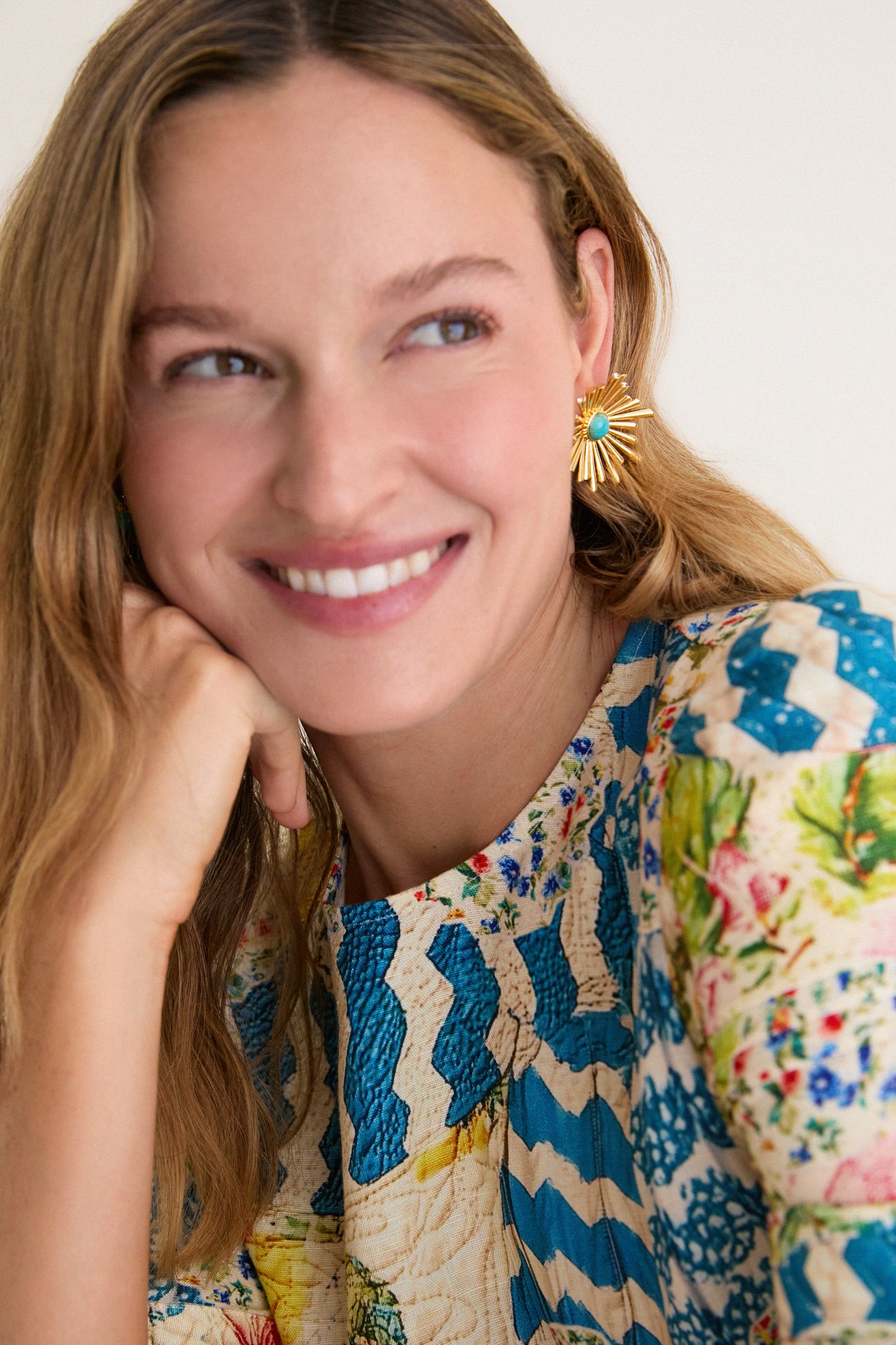 Blues Antonia Studs