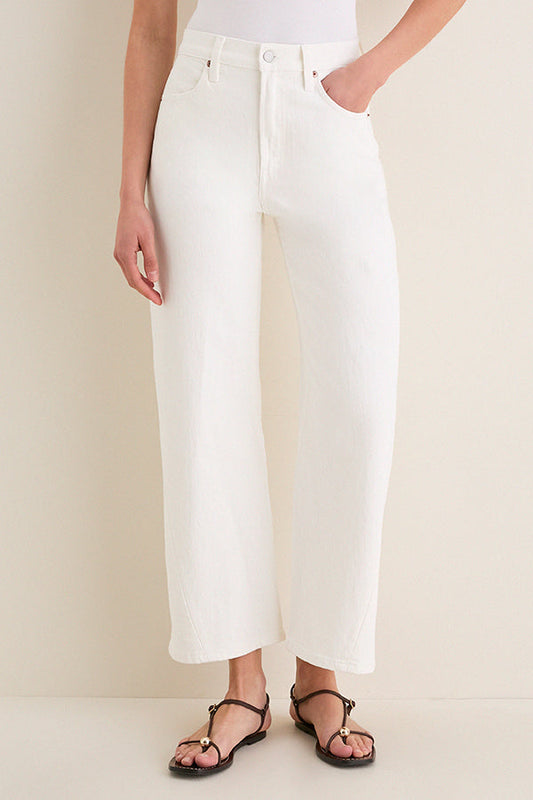 Antique White Kyra High Rise Bowed Ankle