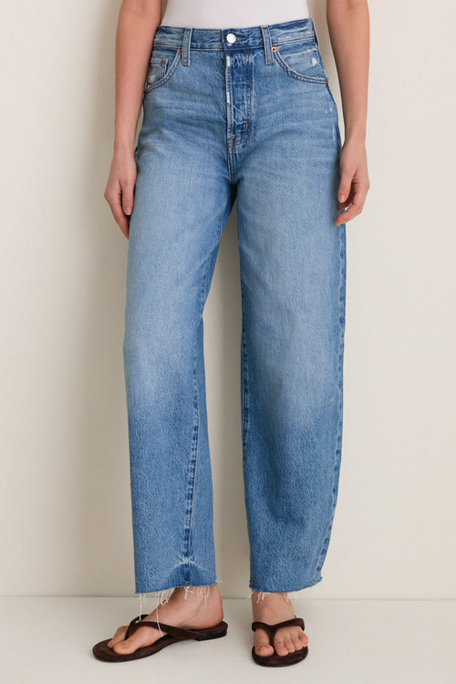 Ablaze High Rise Bowed Wide Leg Tate Crop