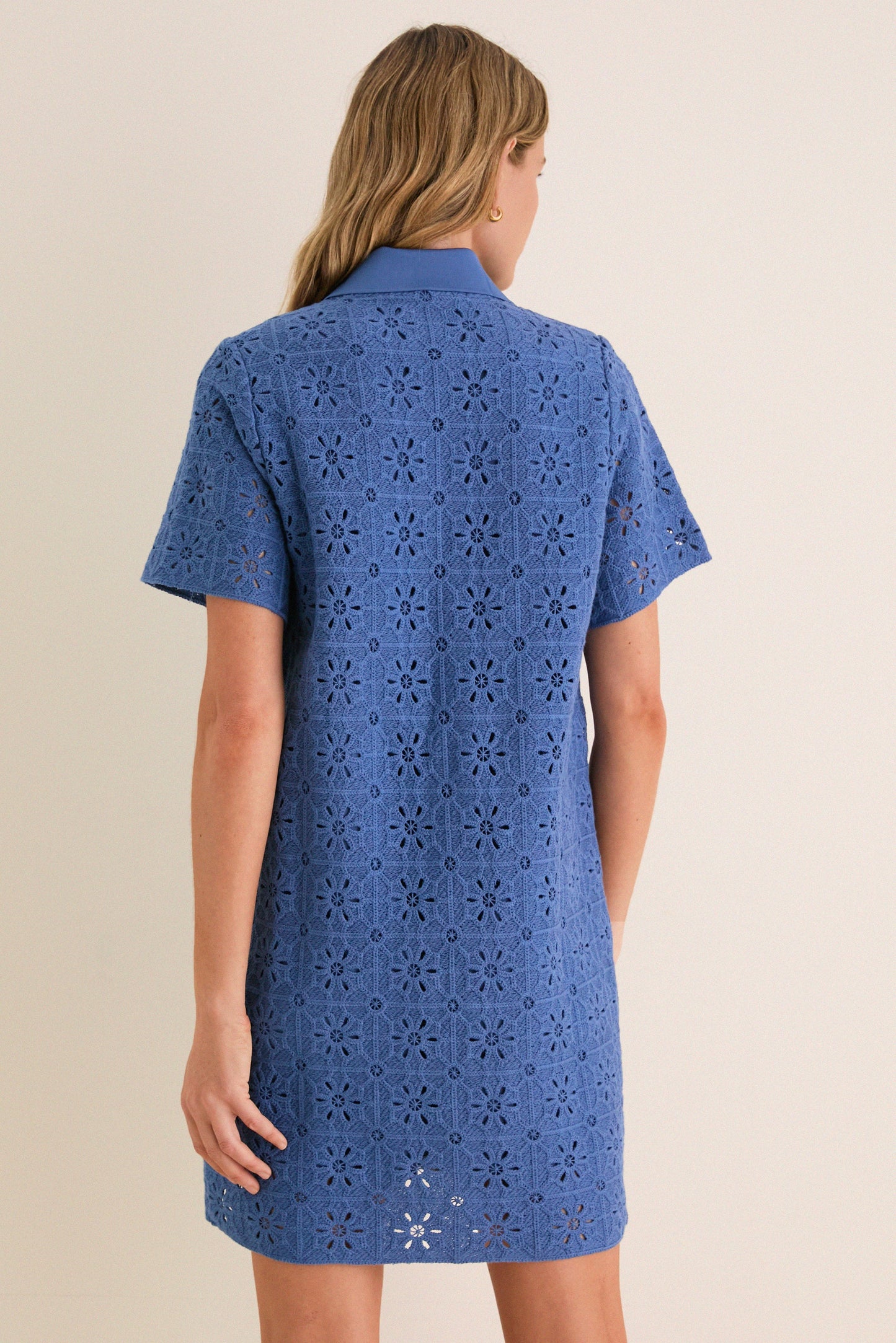 Allure Crochet Tile Jeanine Shift Dress